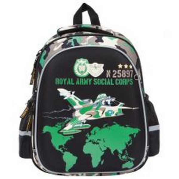 

Ранец Grizzly RA-878-4/1 для начальной школы, Истребитель, 12л 36х28х20см