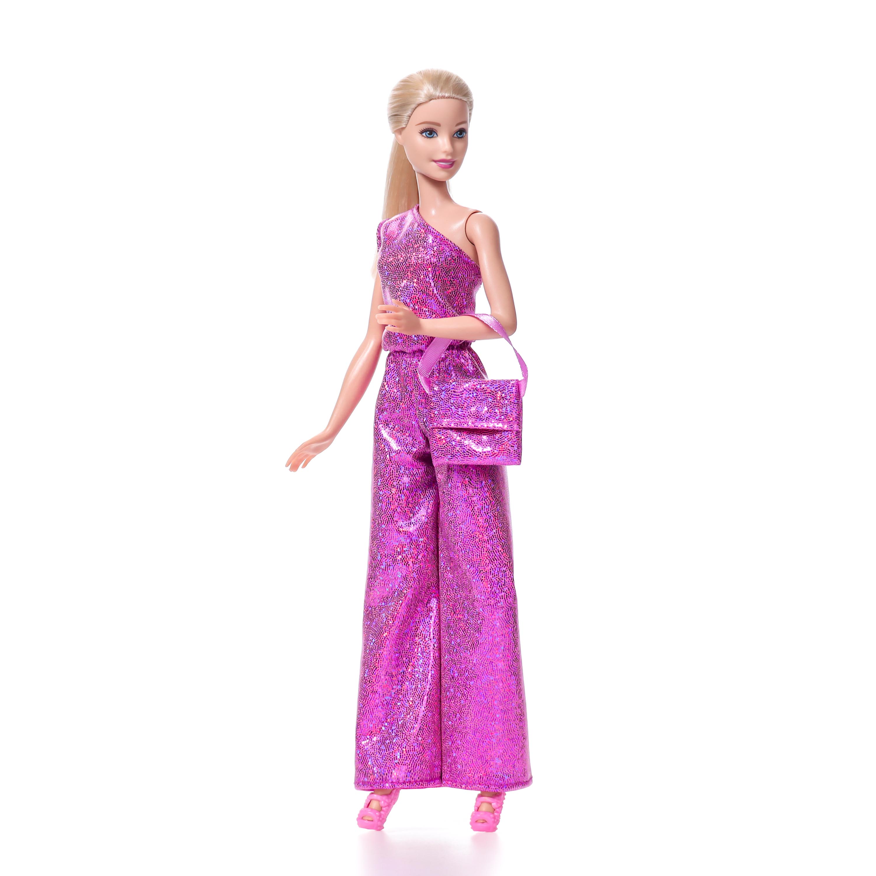 

Комплект комбинезон сумка ВИАНА для барби 29 см 11.336.007, Розовый, Barbie комбинезон