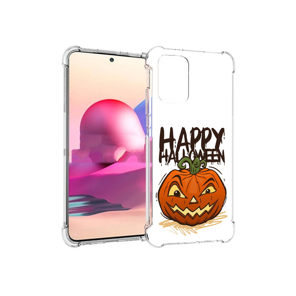 

Чехол MyPads Tocco для Xiaomi Redmi Note 10S Хэллоуин счастливый (PT158704.257.195), Прозрачный, Tocco