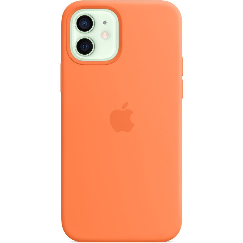 

Клип-кейс Apple Silicone Case with MagSafe для iPhone 12/12 Pro «Кумкват»
