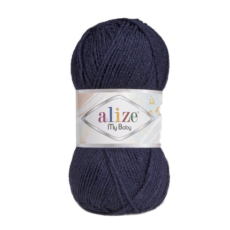 

Пряжа ALIZE My Baby, 100% акрил, 250 г, 150 м, цвет 058, темно-синий, My Baby, 100% акрил, 250 г, 150 м, цвет 058, темно-синий