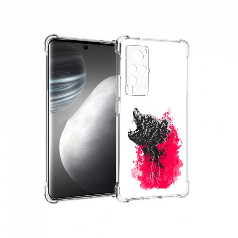 

Чехол MyPads Tocco для Vivo X60 pro медведь в дымке (PT226972.385.463), Прозрачный, Tocco