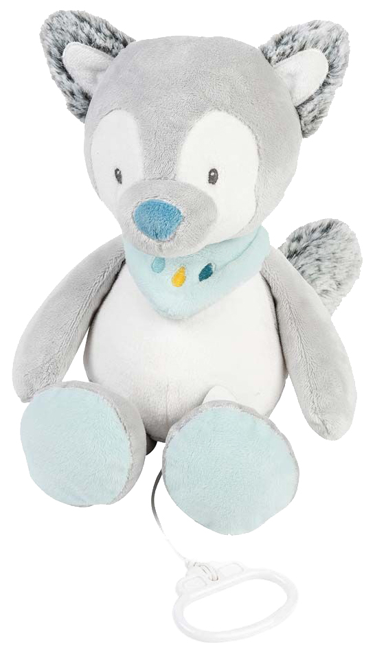 фото Игрушка мягкая nattou musical soft toy tim & tiloo волк музыкальная 498067