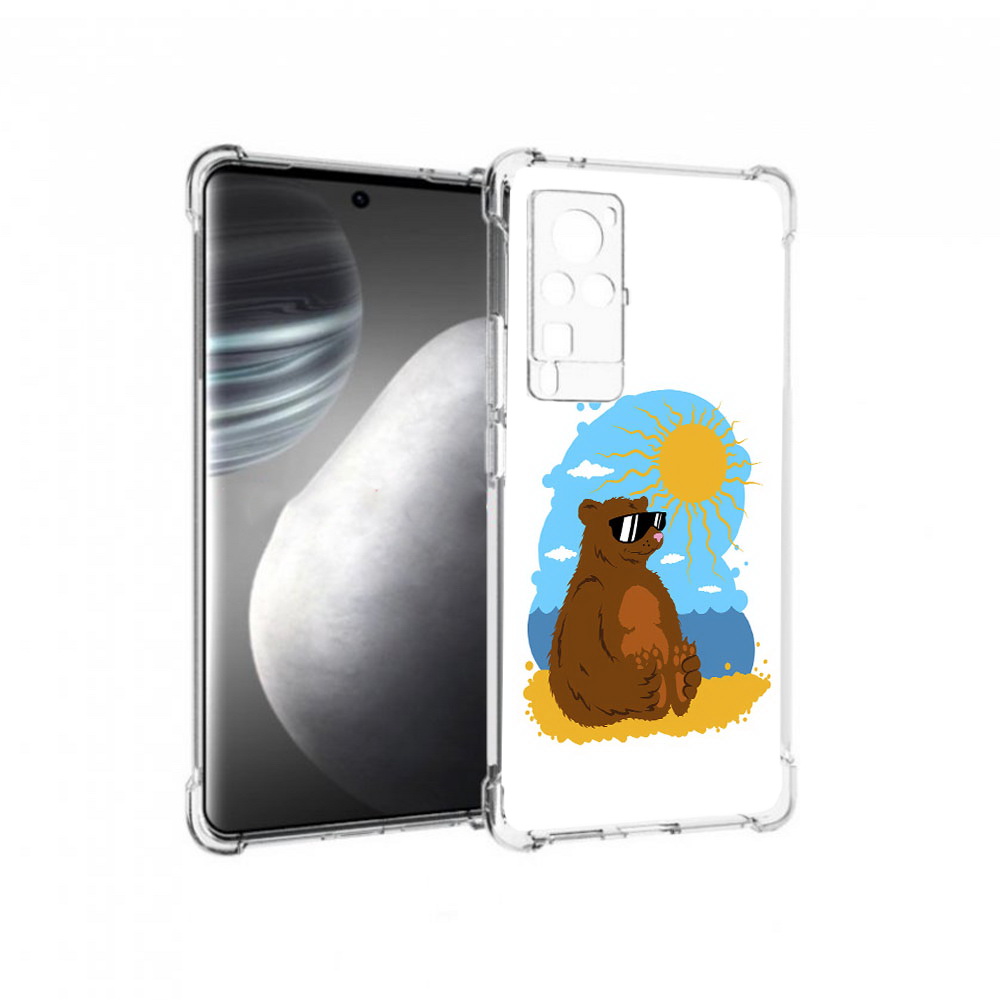 

Чехол MyPads Tocco для Vivo X60 pro медведь на чиле (PT226972.385.468), Прозрачный, Tocco