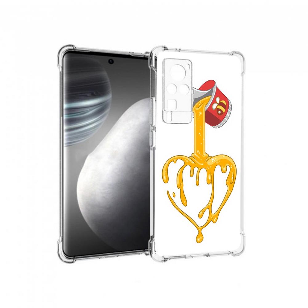 

Чехол MyPads Tocco для Vivo X60 pro медовое сердце (PT226972.385.471), Прозрачный, Tocco