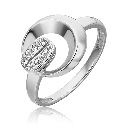 фото Кольцо из белого золота с топазом р.18 platina jewelry 01-5565-00-201-1120