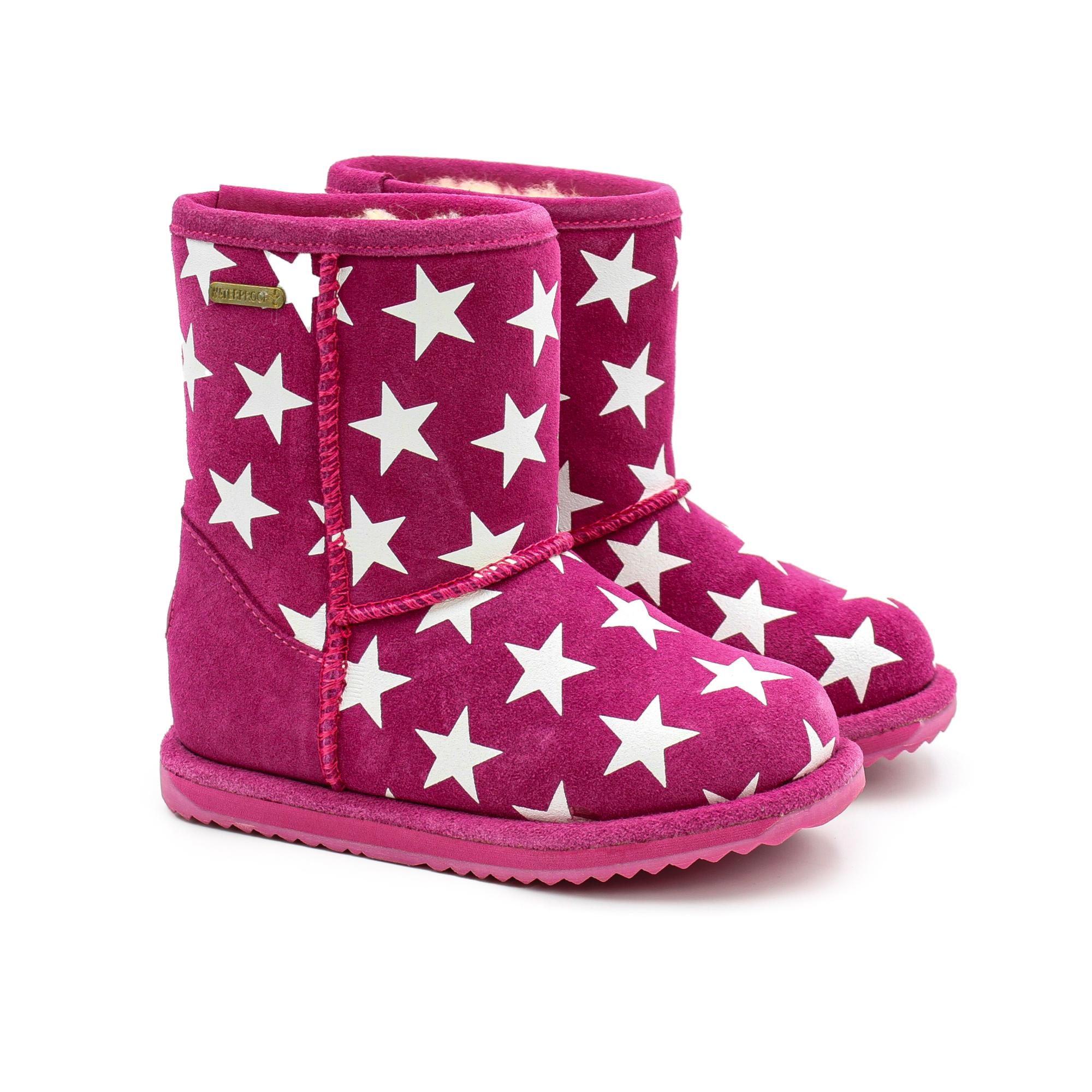 

Угги EMU Australia Starry Night Brumby K12166 цв. фуксия р. 27, Starry Night Brumby K12166