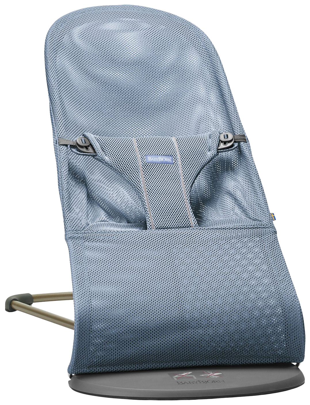 

Кресло-шезлонг Baby Bjorn Bliss Mesh голубой 0060.43, Bliss Mesh