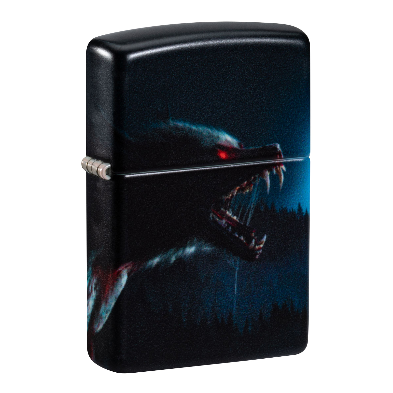 

Зажигалка бензиновая Zippo Horror Wolf с покрытием 540 Matte, Черный