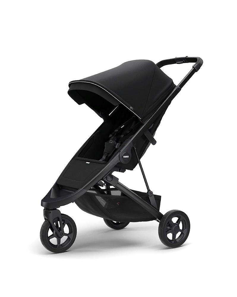 фото Коляска прогулочная thule spring (туле спринг) stroller black, черная рама 11300200