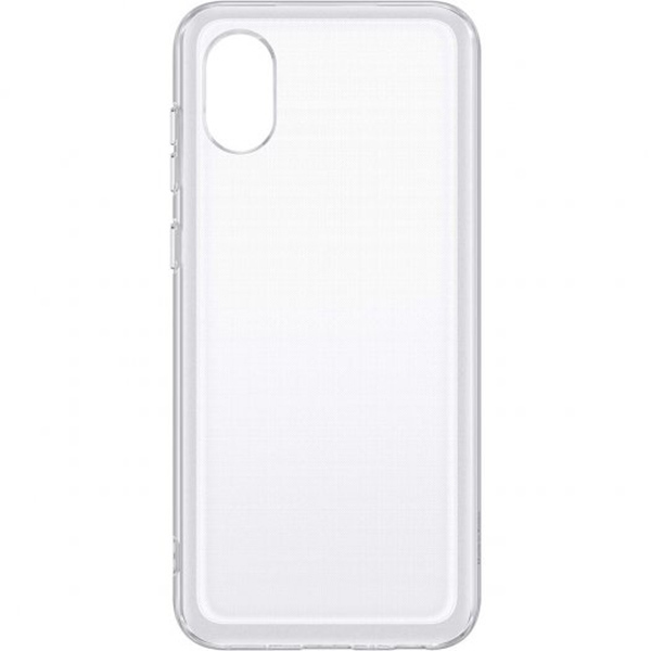 

Силиконовый чехол для Samsung Galaxy A03 Core Clear Cover EF-QA032TTEGRU Прозрачный, для Galaxy A03 Core Clear Cover EF-QA032TTEGRU Прозрачный