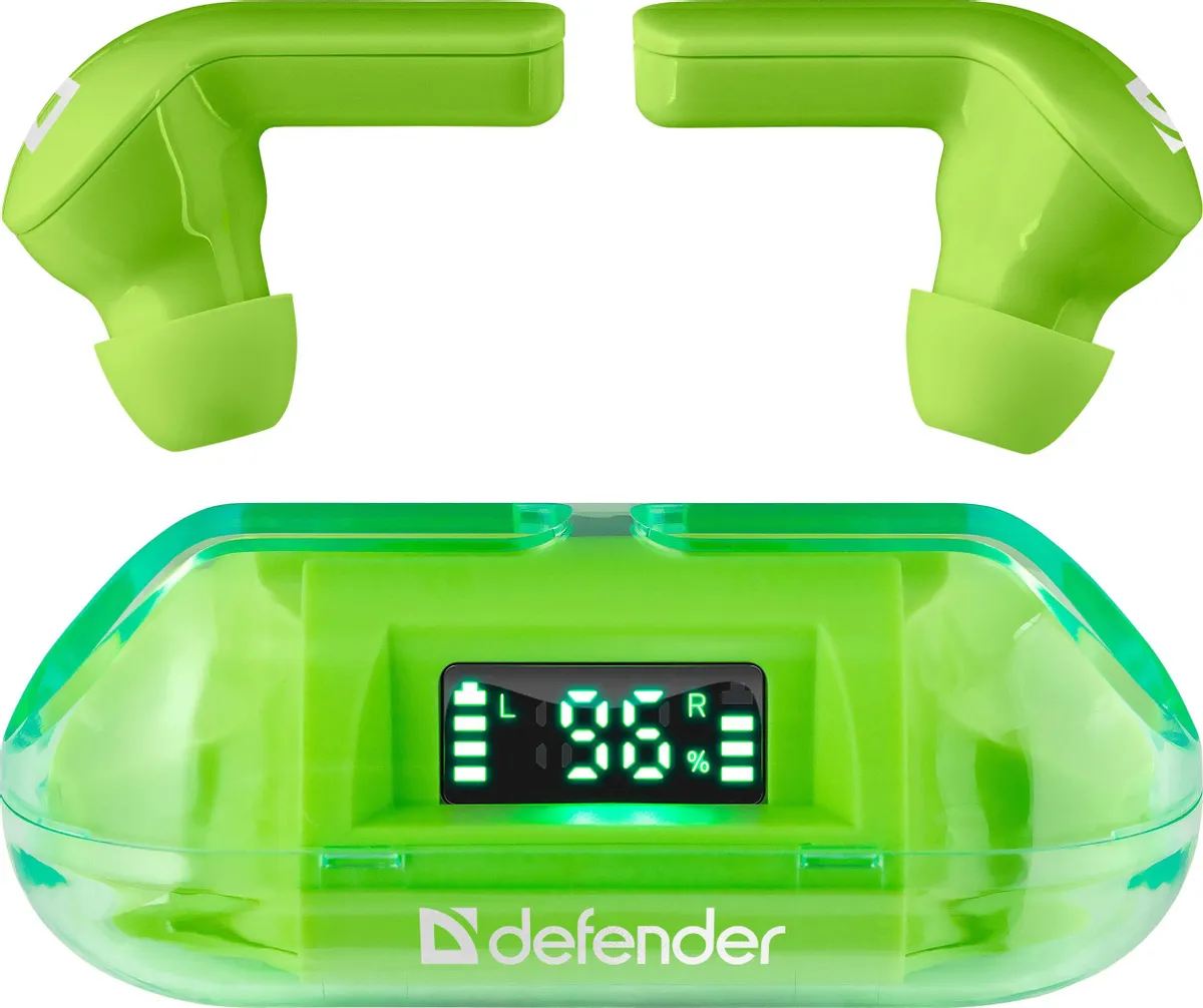 

Беспроводные наушники Defender Twins 916 Green, Twins 916