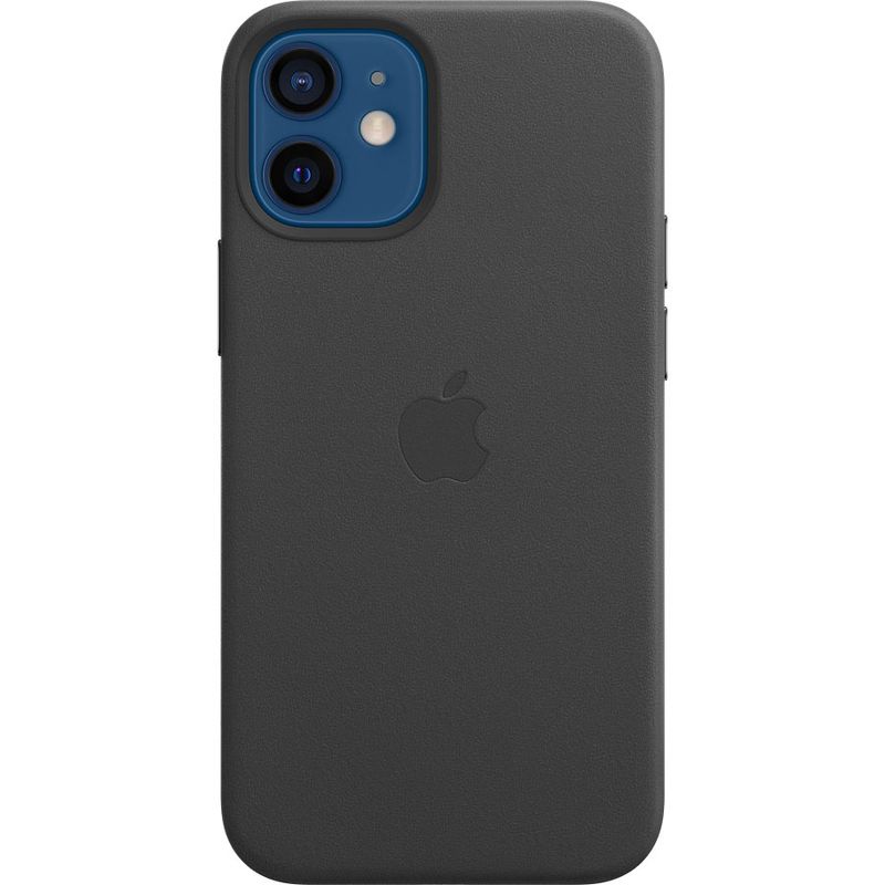 

Клип-кейс Apple Leather Case with MagSafe для iPhone 12 mini Чёрный