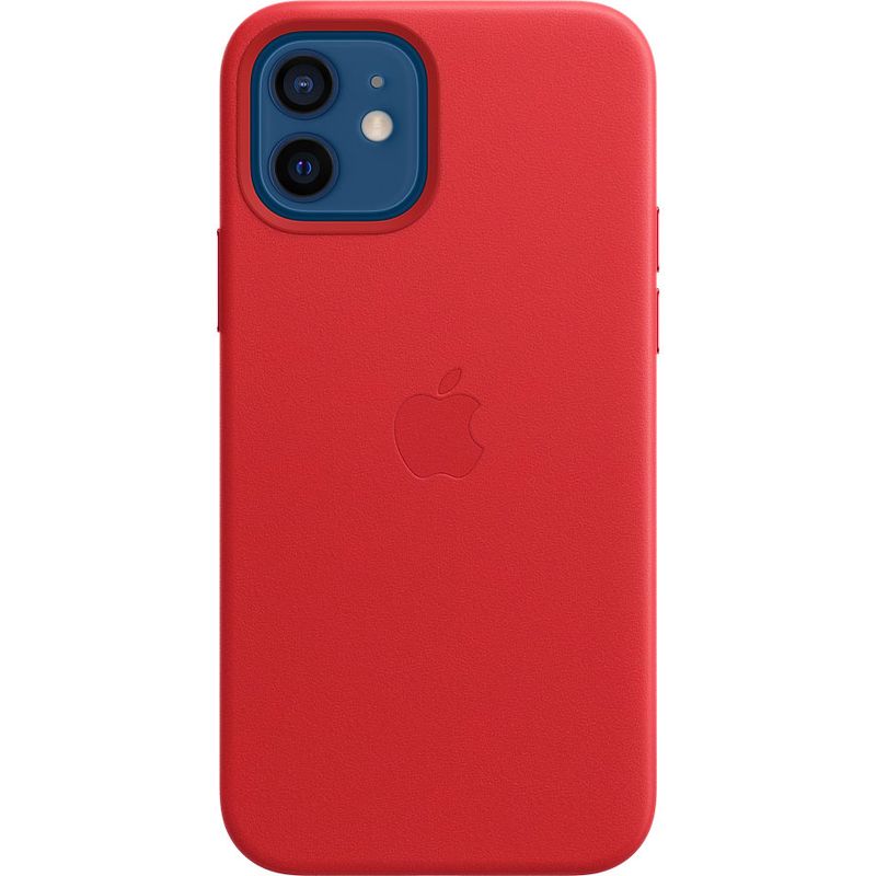 

Клип-кейс Apple Leather Case with MagSafe для iPhone 12/12 Pro (PRODUCT)RED