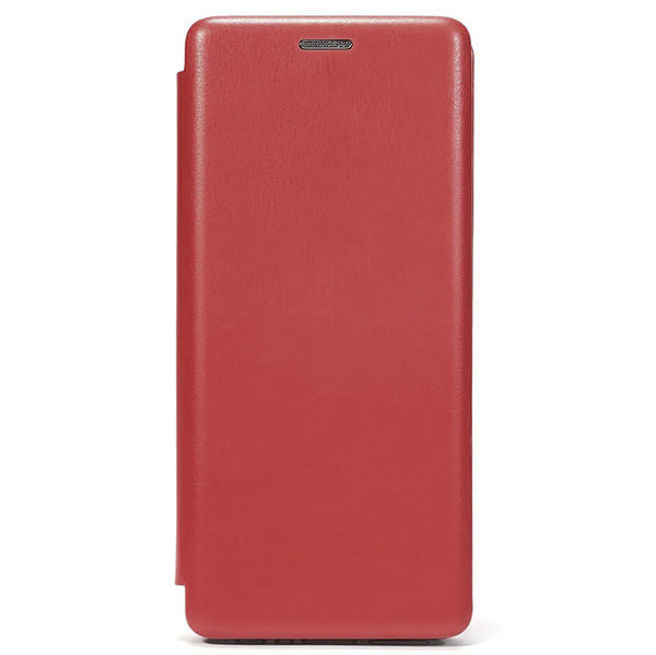 фото Чехол книжка для realme 9i fashion case бордовый