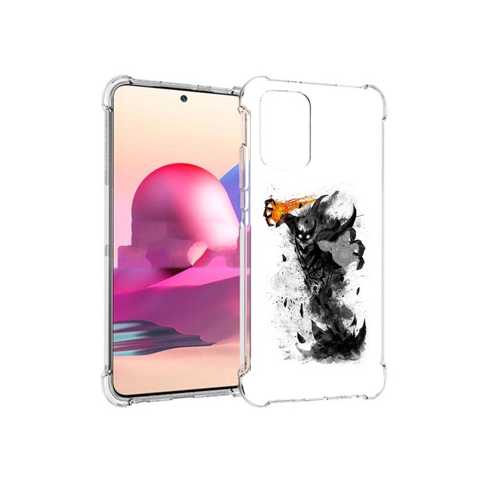 

Чехол MyPads Tocco для Xiaomi Redmi Note 10S nevermore черно белый (PT158704.257.21), Прозрачный, Tocco