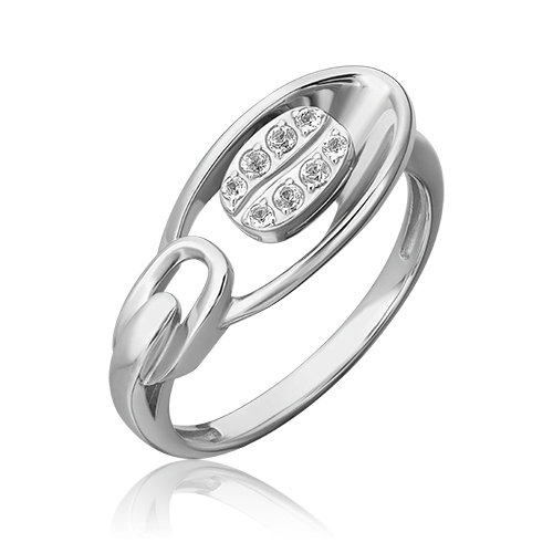 фото Кольцо из белого золота с топазом р.17 platina jewelry 01-5566-00-201-1120