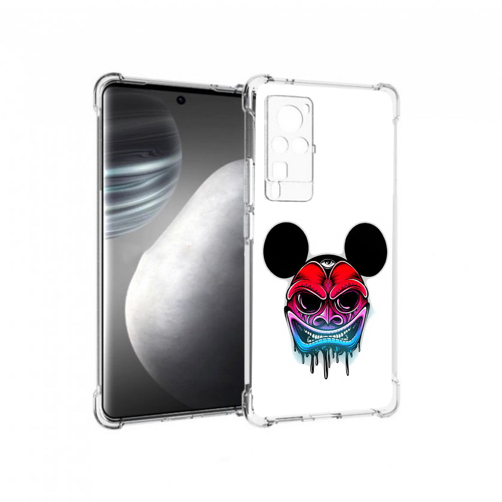 

Чехол MyPads Tocco для Vivo X60 pro микки в маске (PT226972.385.473), Прозрачный, Tocco