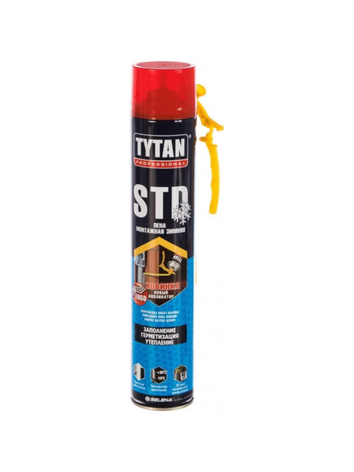 Профессиональная монтажная пена зимняя Tytan Professional, 750 мл зимняя ручная монтажная пена profil