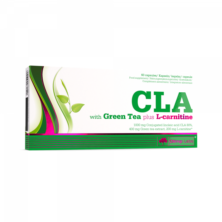 фото Жиросжигатель olimp labs cla with green tea plus l-carnitine капсулы 60 шт.