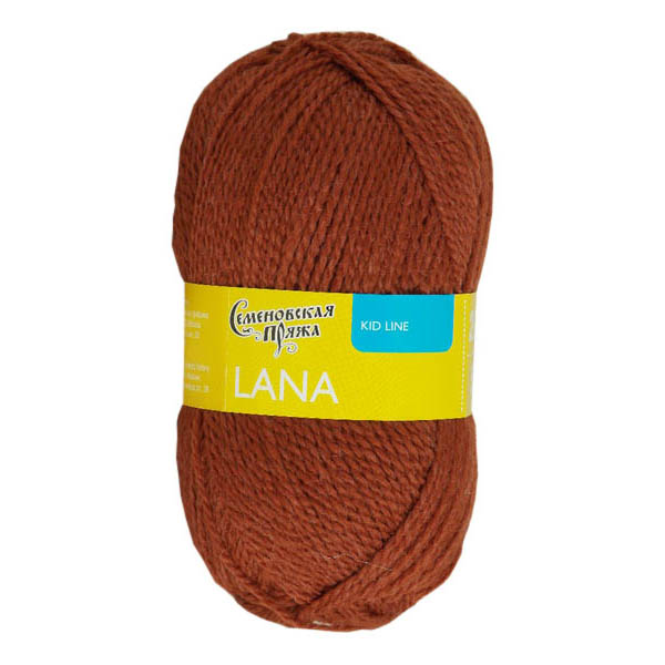 

Пряжа Семеновская Lana (70015), терракот 5 шт. по 50 г, Оранжевый