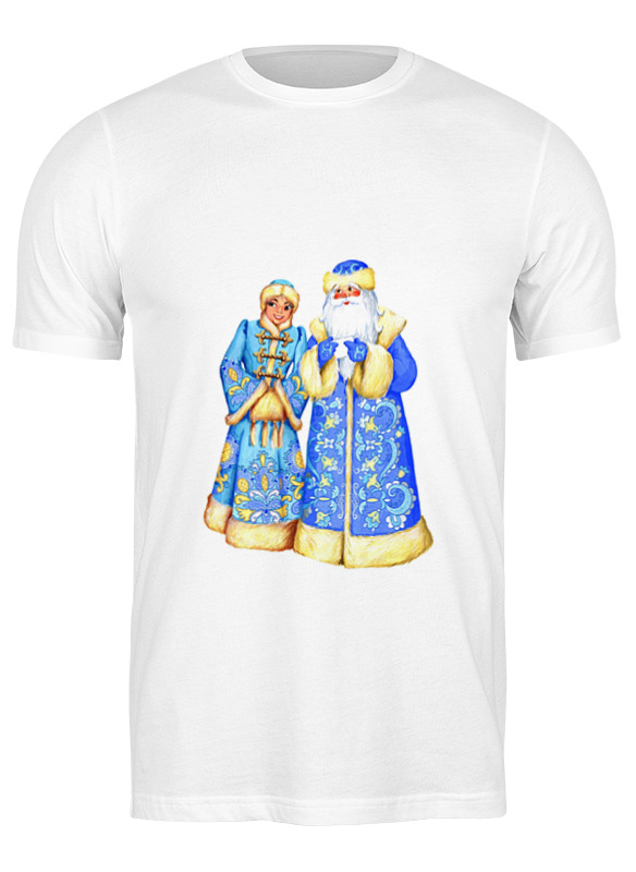 

Футболка мужская Printio Новый год белая 2XL, Белый, Новый год