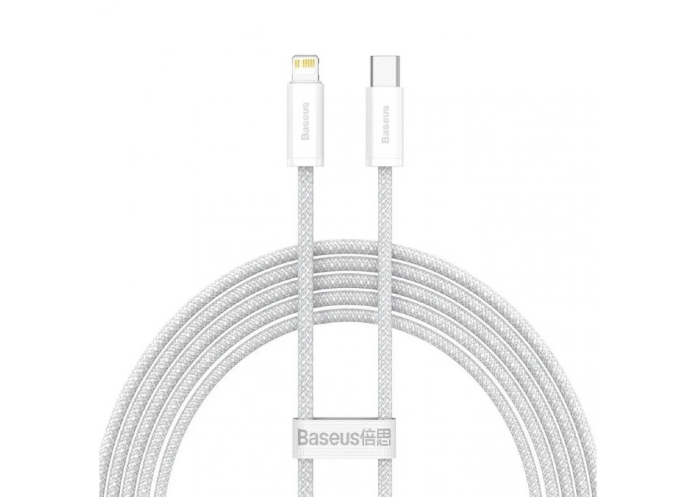 

Кабель Baseus Dynamic Type-C - Lightning 20W, 2 м, белый (CALD000102)