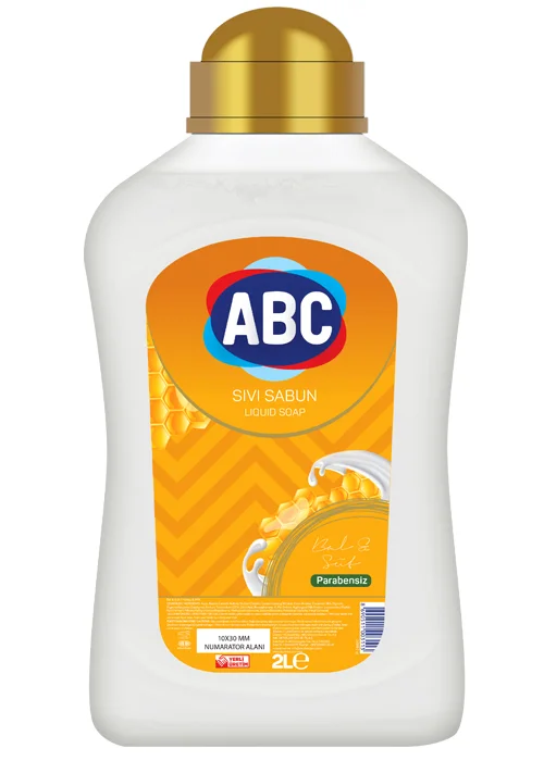 Туалетное мыло жидкое ABC мед-молоко 2 л