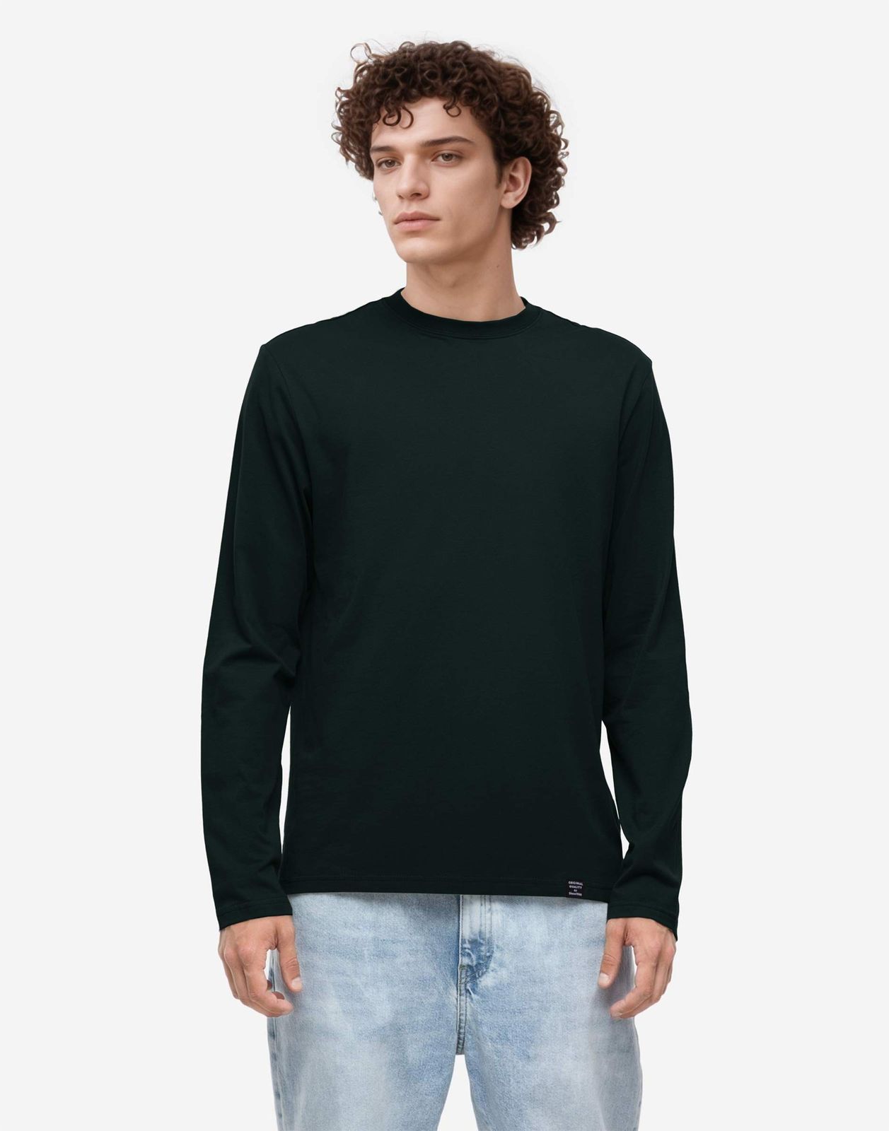 

Лонгслив мужской Gloria Jeans BKT015754 темно-зеленый XXL/182, BKT015754