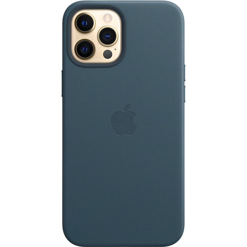 

Клип-кейс Apple Leather Case with MagSafe для iPhone 12 Pro Max «Балтийский синий»