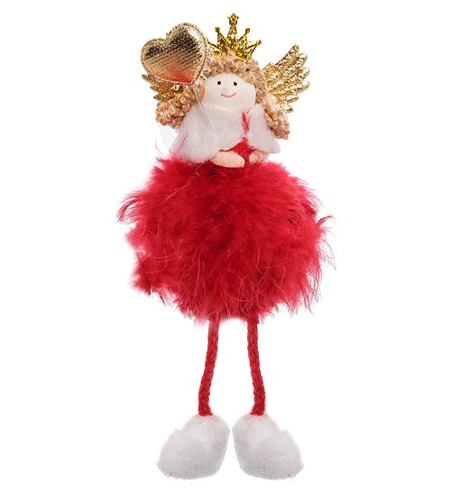 

Новогодняя фигурка Art East Ангелочек xm-101/3 113-801217 5,5x4x19 см, Красный, Ангелочек xm-101/3