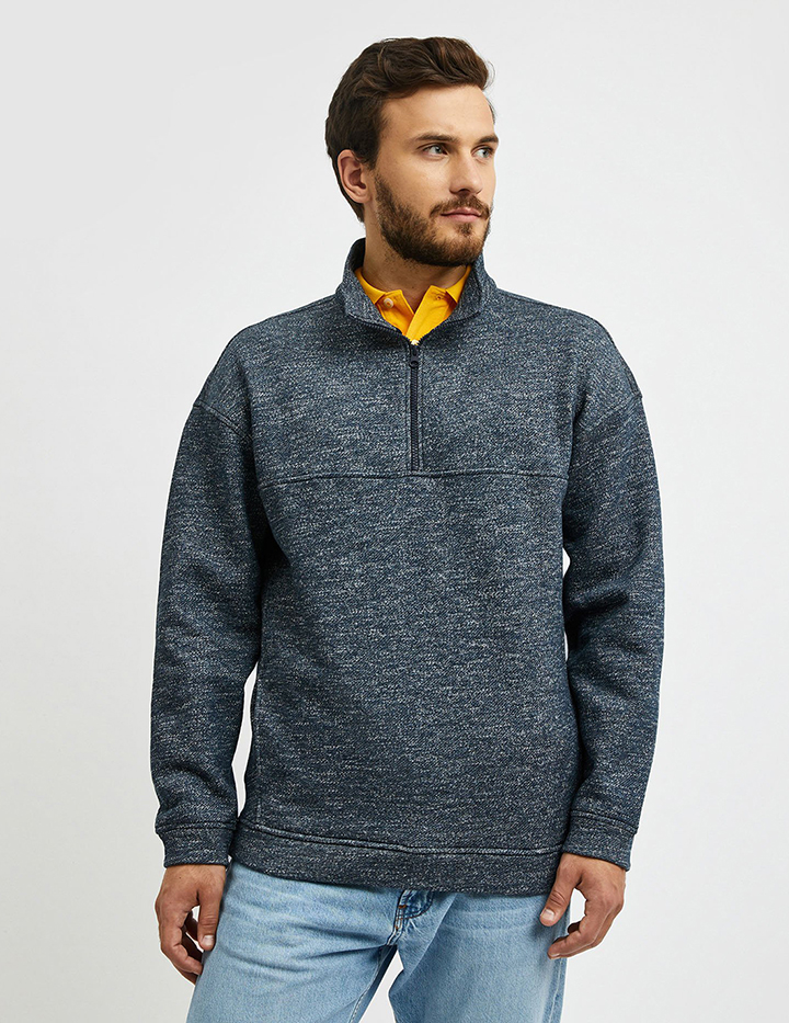 фото Толстовка мужская united colors of benetton 21a_3h1tj1bc9 синяя xl