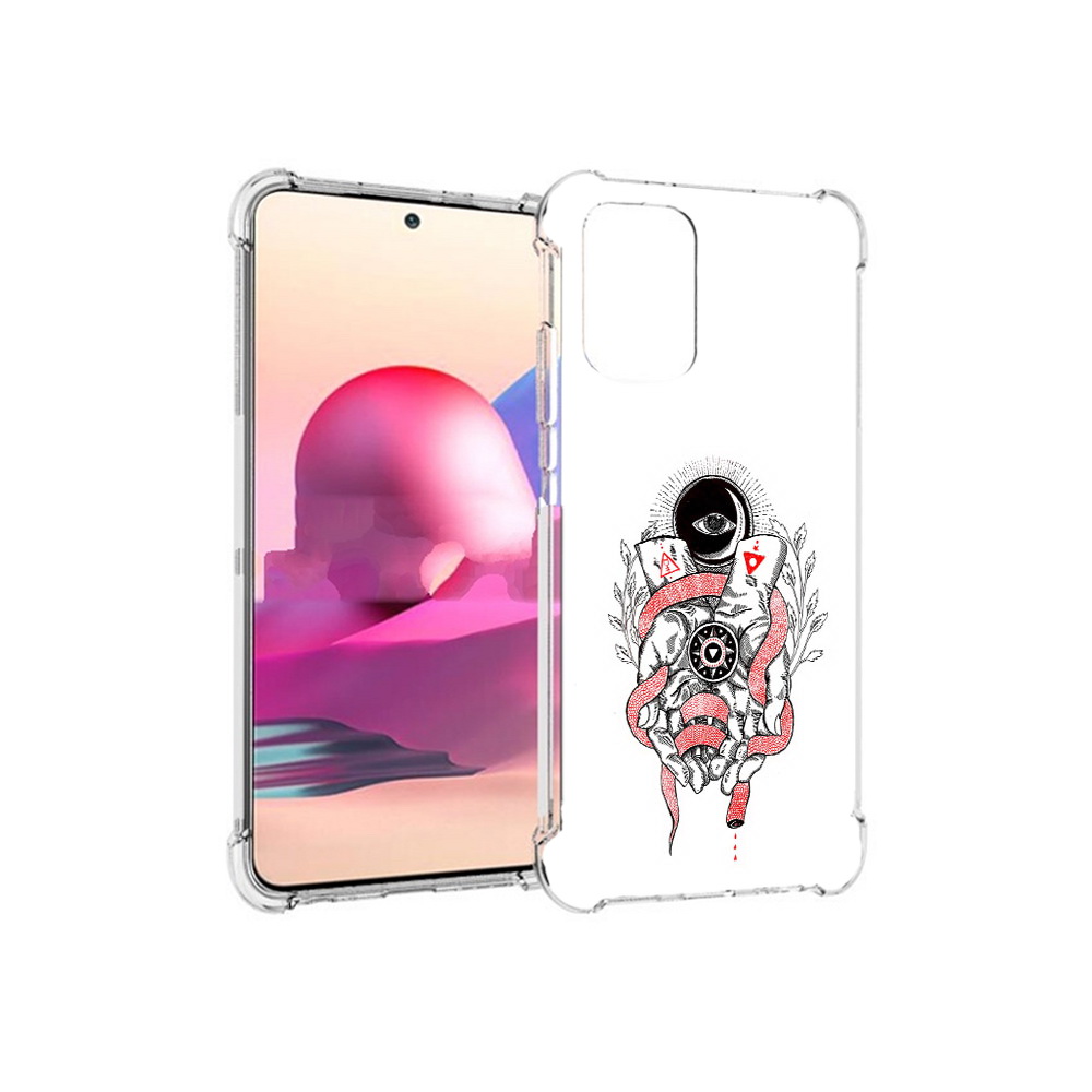 

Чехол MyPads Tocco для Xiaomi Redmi Note 10S абстрация связанные руки (PT158704.257.213), Прозрачный, Tocco