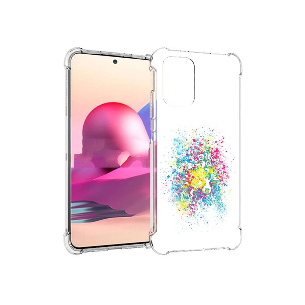 

Чехол MyPads Tocco для Xiaomi Redmi Note 10S акварель абстракция (PT158704.257.214), Прозрачный, Tocco