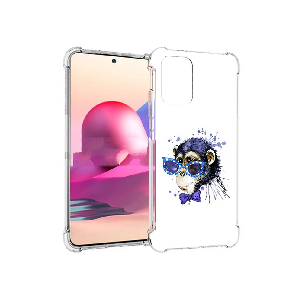 

Чехол MyPads Tocco для Xiaomi Redmi Note 10S акварельная обезьяна (PT158704.257.216), Прозрачный, Tocco