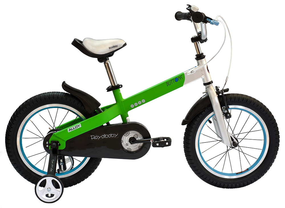 фото Велосипед детский royal baby buttons alloy 16 rb16-16 зеленый