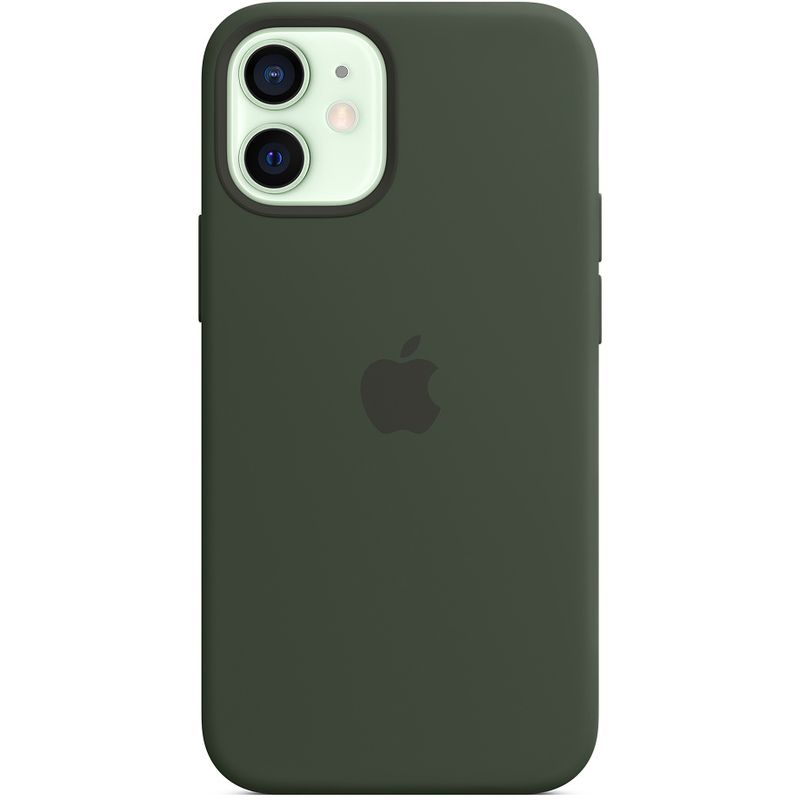 

Клип-кейс Apple Silicone Case with MagSafe для iPhone 12 mini «Кипрский зелёный»