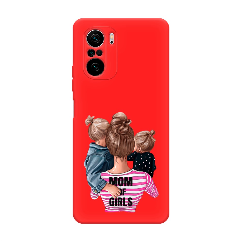 

Чехол Awog на Poco F3 "Mom of Girls", Разноцветный, 310153-1