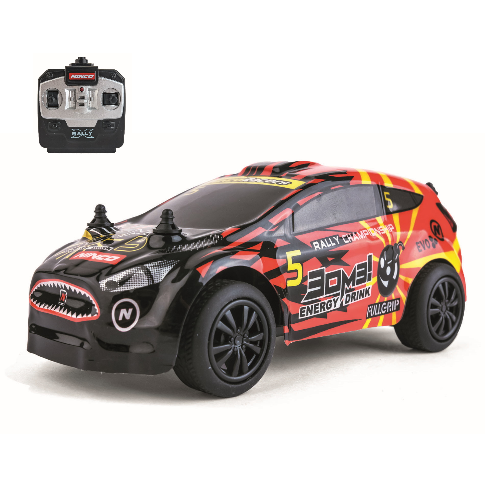 Машинка на радиоуправлении 1:30 Ninco X-RALLY BOMB 2,4G slot car 1 43 lamborghini ferrari sports rally car set circuito coche accesorios for scalextric compact carrera go ninco scx