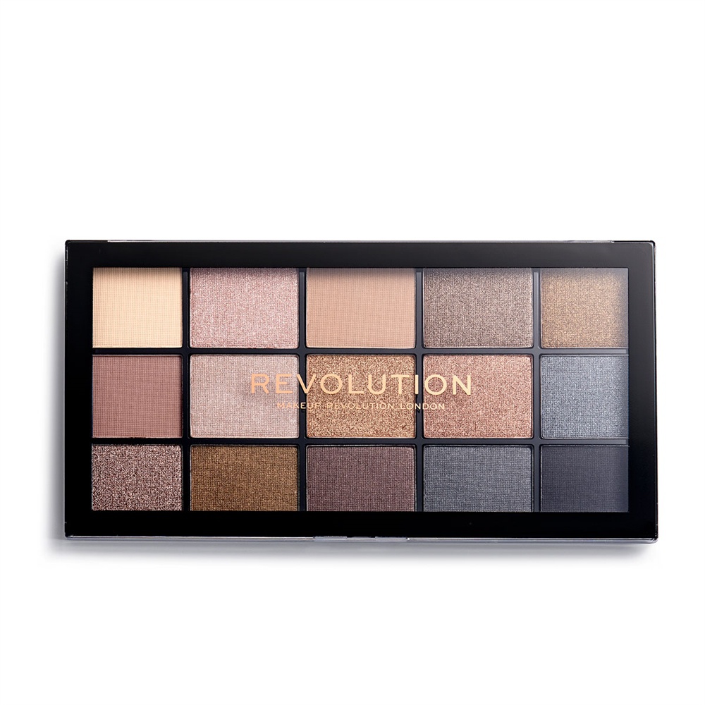 фото Тени для век makeup revolution re-loaded palette smoky trals