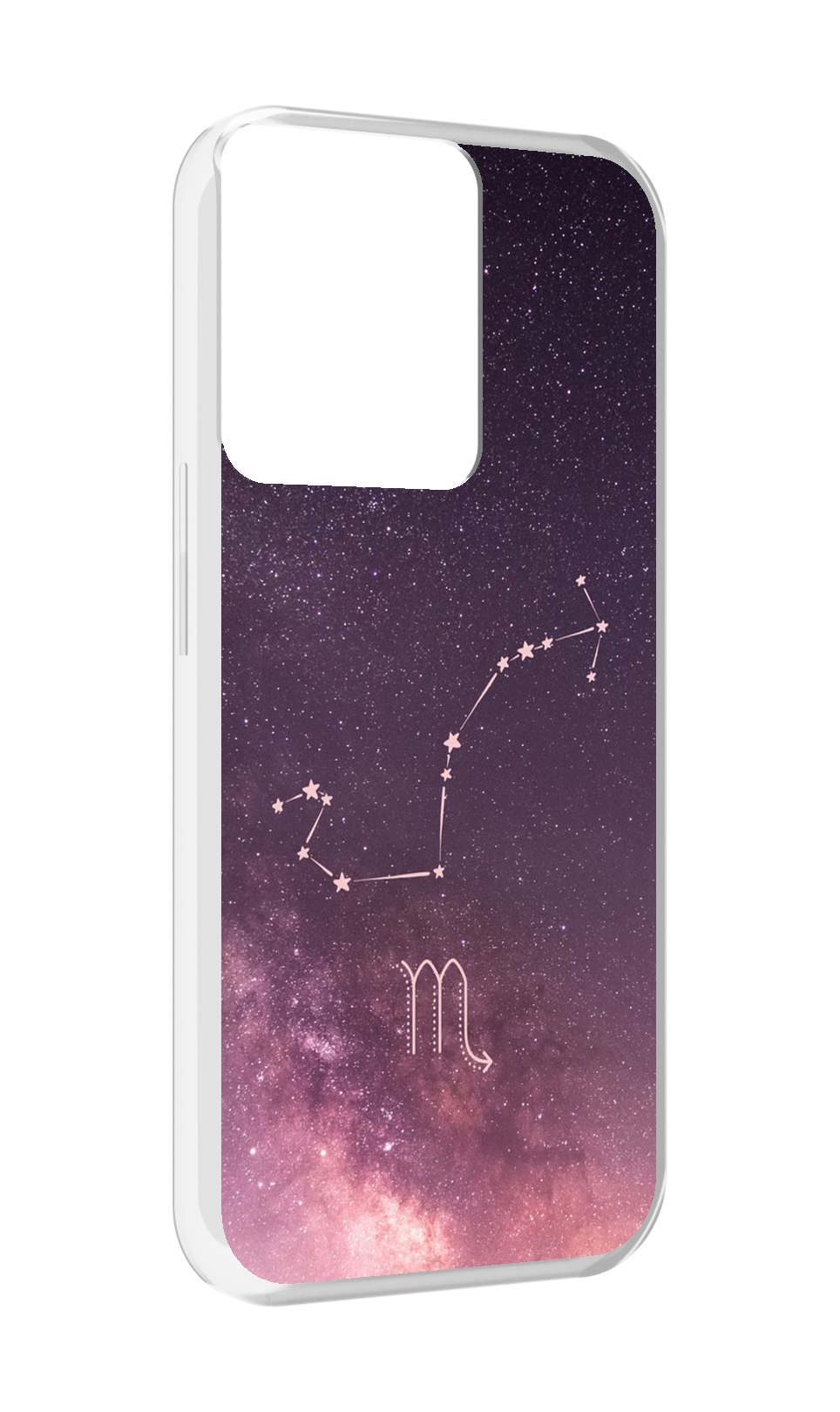 

Чехол MyPads знак зодиака скорпион 4 для OPPO Reno 8, Прозрачный, Tocco