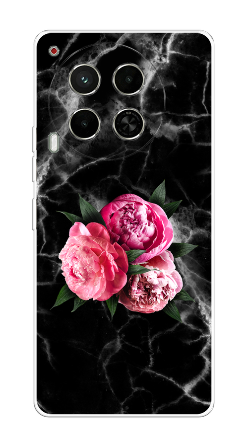 

Чехол на Tecno Camon 30 5G "Букет на черном мраморе", Черный;серый;розовый;зеленый;белый, 305550-1