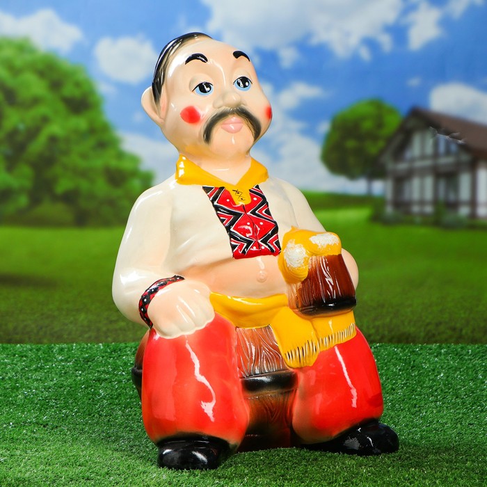 

Садовая фигура "Казак", 25х28х47 см, микс, 1129462