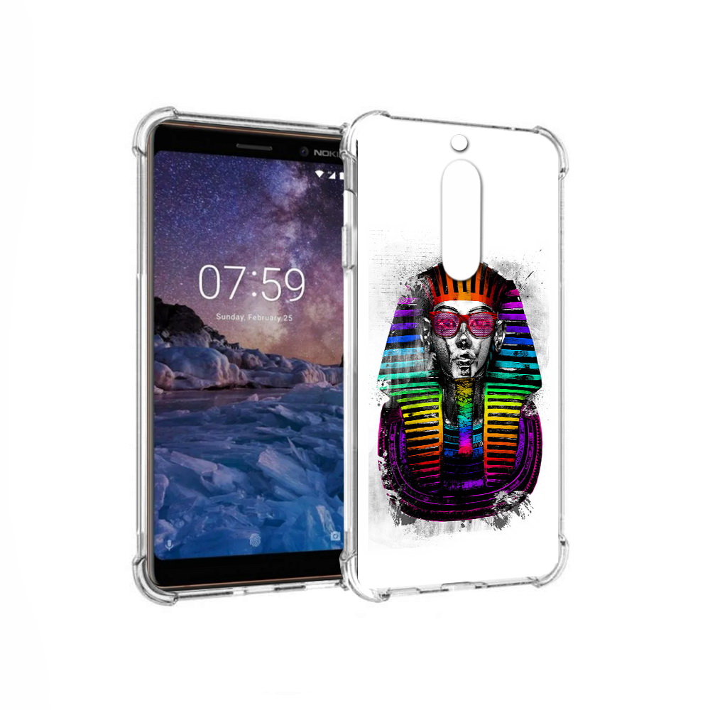 

Чехол MyPads Tocco для Nokia 7 модная богиня (PT95887.123.479), Прозрачный, Tocco