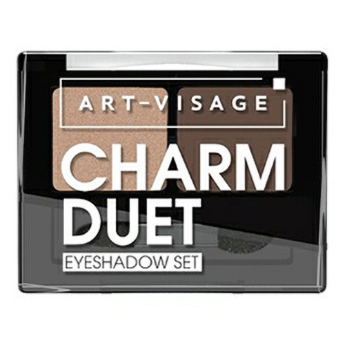 Тени для век Art-Visage Charm duet тон 1 двойные 3,6 г