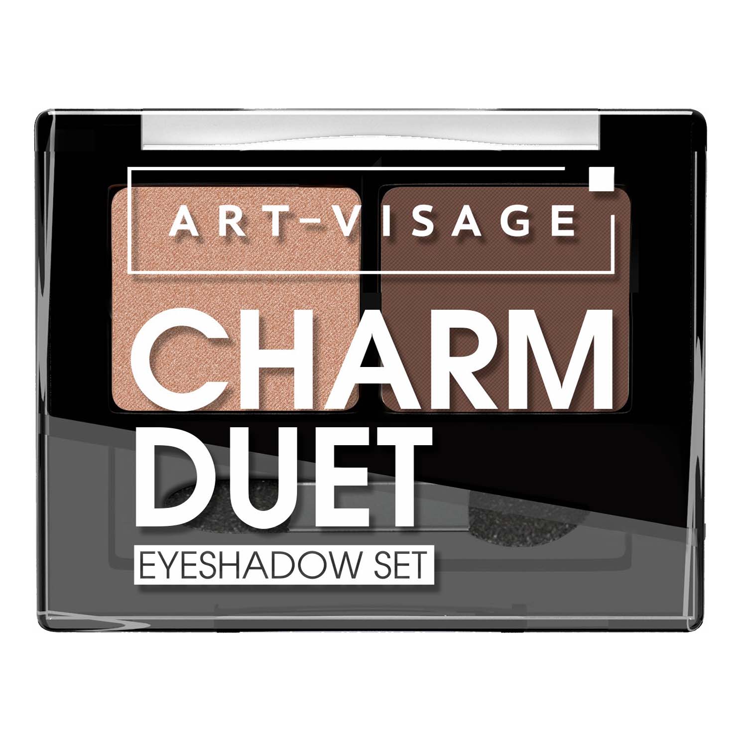 Тени для век Art-Visage Charm duet тон 2 двойные 3,6 г