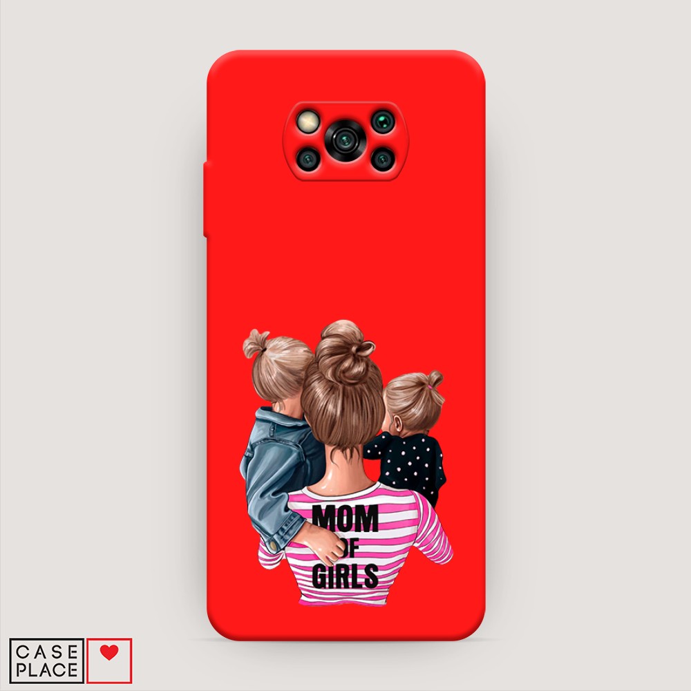 

Чехол Awog на Poco X3/X3 Pro "Mom of Girls", Разноцветный, 310653-1