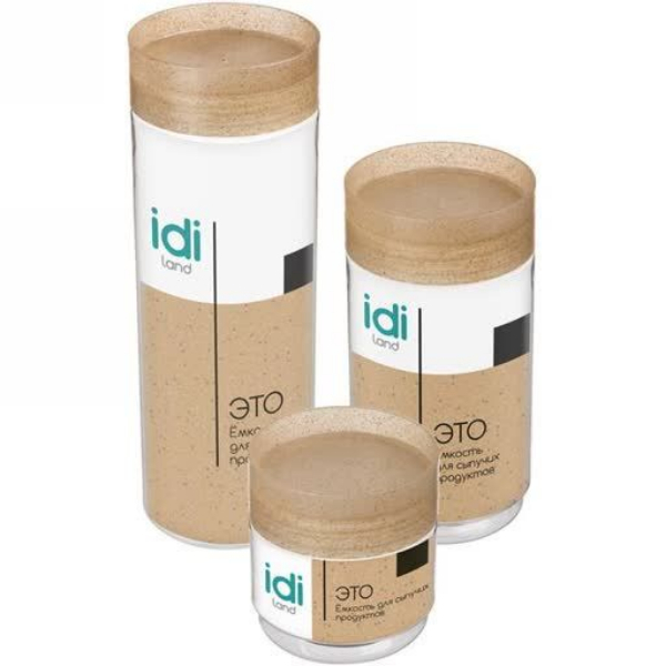 

Набор банок для продуктов "Palermo" 3 шт. (0,5л+1,0л+1,5л)