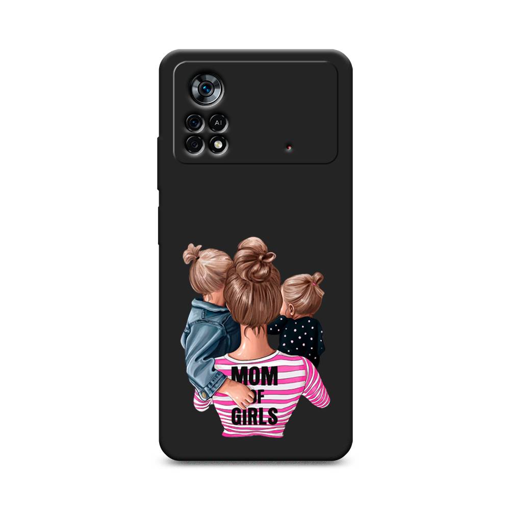 

Чехол Awog на Poco X4 Pro 5G "Mom of Girls", Разноцветный, 313152-1