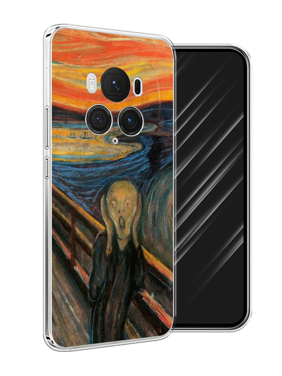

Чехол Awog на Honor Magic 6 Pro "Крик", Оранжевый;синий;серый, 6123750-1
